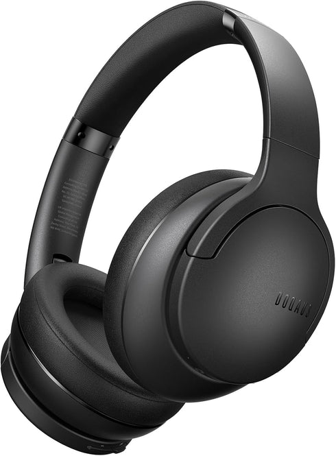 DOQAUS ???????????????? Bluetooth Headphones Over Ear, 90H Playtime Bluetooth 5.3 Wireless Headphones 3 EQ Modes, Built-in HD Mic, HiFi Stereo Sou...