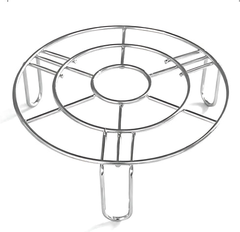 5.5 Inch Cooking Rack with 1.8" Height Legs Round Stainless Steel Baking and Cooling Steaming Rack Cookware Fit for Air Fryer Instant Pot Pressure...