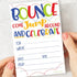 Bounce House or Jumping Party Invitations (20 Count) With Envelopes...