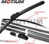 MOTIUM OEM QUALITY Premium All-Season Windshield Wiper Blades (22"+22" pair for front windshield)...