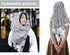 Scarf Arab Wrap with Tassel, Muslim Headscarf, Square Scarf, Head Neck Scarf, Muslim Turban, Arabic Tassel Scarf, for Muslim Ramadan Islamic Decor...