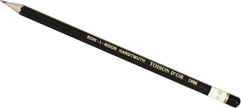 KOH-I-NOOR Toison d'Or Graphite Pencil, B Degree, Box of 12 (FA1900.B)...