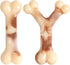 2 Pack Indestructible Dog Bones Chew Toys for Aggressive Chewers, Long Lasting Nylon Bone Tough Durable Dog Toys Puppy Toys Teeth Cleaning for Med...