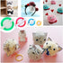 Pom Pom Maker,30pcs Pom Pom Makers kit Includes 8 PCS Pom Pom Maker+2pcs Scissors+10pcs Plastic Needles+10pcs kntting Stitch Markers for DIY Wool ...