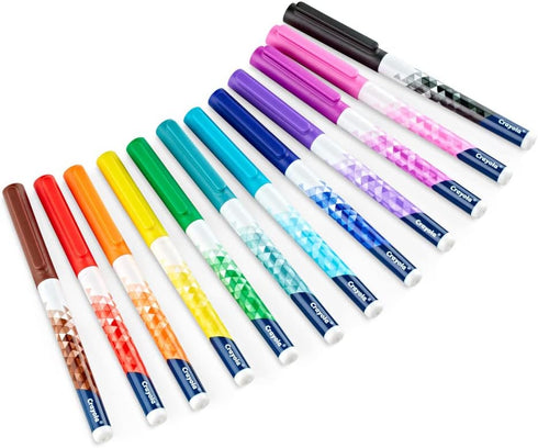Crayola Ultra Fine Point Markers, Art Markers, Gifts for Teens, 12 ct...
