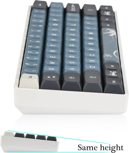 surmen PBT Keycaps XDA Keycaps Dye-Sublimation 60% Custom Keycaps 60 Percent for Cherry MX Switches Mechanical Keyboard(Apollo)...