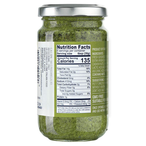 Compagnia Sanremo Pesto DOP Basil Pesto, 6.7 oz...