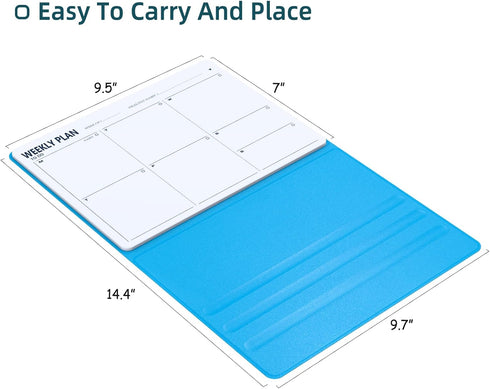 Magnetic Weekly Dry Erase Board,Portable Weekly Planner Whiteboard,Desktop Weekly Calendar White Board,to do List White Board 9"x6" Schedule Board...