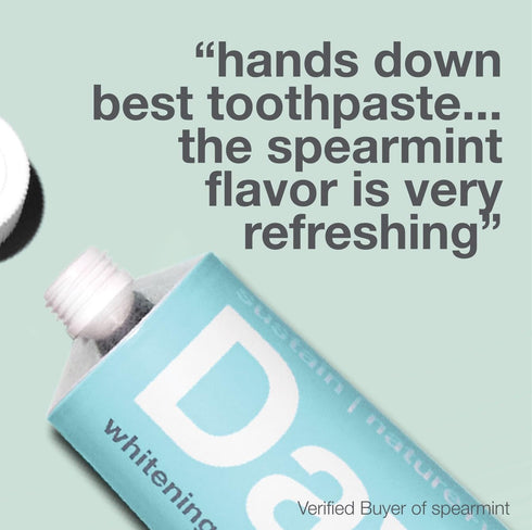 Davids Fluoride Free Toothpaste, Teeth Whitening, Antiplaque, SLS (Sulfate) Free, Promotes Enamel Health, Mouth & Gum Detox, EWG Verified, Natural...