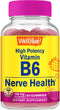 High Potency Vitamin B6 Gummies - Promotes Nerve Health, Cognitive Function, Mood Regulation, Immune Support, and Cardiovascular Health - Vegan, N...