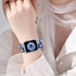 fastgo Bracelet Band Leather Compatible with Apple Watch 38mm 40mm 41mm Women, Dressy Fancy Elastic Beaded Jewelry Strap for Iwatch SE& Series 9 U...