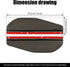 2Pcs Car Rear View Mirror Rain Visor Guard, Carbon Fiber Car Side Mirror Rain Eyebrow Guard, Auto Mirror Rain Visor, Car Exterior Trim Accessories...