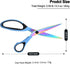 8.5" Scissors All Purpose, Multipurpose Scissors 3 pack Bulk Ultra Sharp Blade Shears, Comfort-Grip Sturdy Scissors for School Office Home Sewing ...