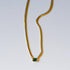 espere Baguette CZ Necklace | Emerald Cut Pendant Cuban Link Chain Choker 14'' with 2'' Extender...