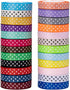 96 Yard Grosgrain Ribbon Set, 3/8" X 4 Yard/Roll, 24 Colors Fabric Ribbons Roll Perfect for Wedding, Gift Wrapping, Bow Making & Other Projects...