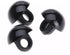 dophee 100Pcs Black Plastic Safety Eyes, DIY Craft Eyes Type Mushroom Domed Round Buttons Sewing Shank for Bear Amigurumi Crochet Puppet Plush Stu...