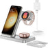Wireless Charger for Samsung Charging Station: GEEKERA 3 in 1 Foldable Phone Charger Stand for Galaxy Watch6/5 Pro/4/3/Active, S24 Ultra/S24 Plus/...