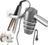 Hair Dryer Holder - Hair Tool Organizer Wall Mount, Aluminum Blow Dryer Holder with Self Adhesive and Drilling Install Options, Flat Iron/Curling ...