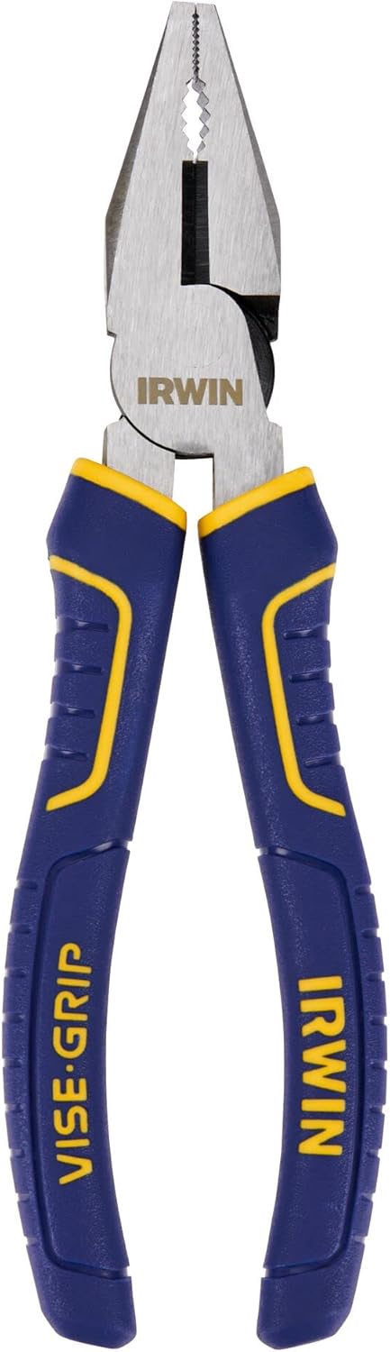 IRWIN Tools VISE-GRIP Pliers, Combination, 8-Inch (1771975),Blue...