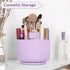SKYDUE 360 Degree Rotating Desk Organizer, Dual-Purpose Pencil Pen Holder for Desktop, Rotating Desk Pen Organizer with 5 Slots Purple...