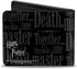 Buckle-Down Men's Wallet Together...they Make On Master Of Death./deathly Hall Accessory, -Multi, One Size...