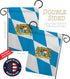 Breeze Decor Bavaria Garden Flag Regional Nation International World Country Particular Area House Decoration Banner Small Yard Gift Double-Sided,...