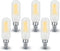 Frosted Light Bulbs E12 LED Bulb 40W Warm White 2700K, Chandelier Light Bulb Frosted, E12 Candelabra Light Bulb 40 Watt Equivalent T6 Tubular Cand...
