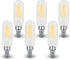 Frosted Light Bulbs E12 LED Bulb 40W Warm White 2700K, Chandelier Light Bulb Frosted, E12 Candelabra Light Bulb 40 Watt Equivalent T6 Tubular Cand...