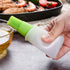 AKOAK 1 Pack Environmentally Friendly Silicone Flat-Bottomed Barbecue Oil Bottle Brush, Pastry Brush, Kitchen Baking and Barbecue Cooking Tools (G...