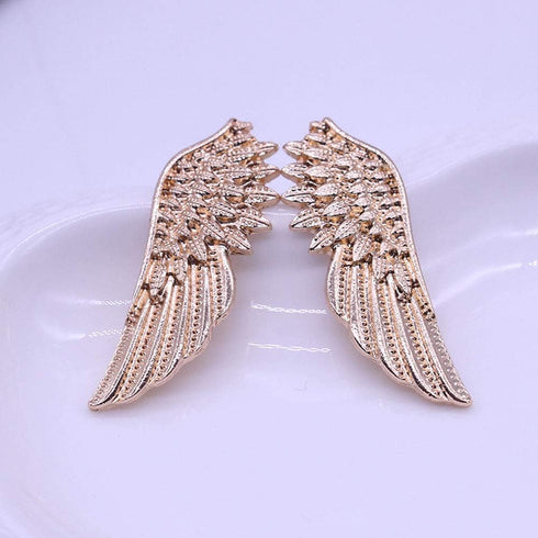 MINGHUA Elegant Angel Wings Feather Suit Pin Collar Pin Brooch for Unisex...