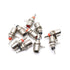 Red&Black Chassis Panel Mount Female Socket RCA Phono Solder Connector - Pack of 10...