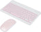 Bluetooth Keyboard and Mouse Combo Ultra-Slim Portable Rechargeable Compact Wireless Mouse Keyboard Set for Pad/iPad Pro/iPad Mini/iPad Air Mac OS...