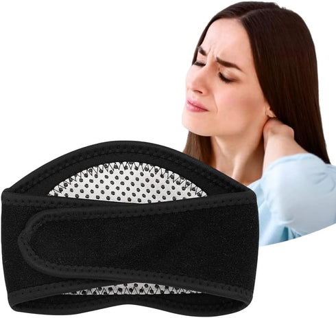 Thermal Magnetic Therapy Neck Relaxer Belt, Neck Warmer Neck Brace Soft Support for Neck Pain Relief, Gifts for Men& Women (No Magnet)...