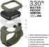 Waterproof Case for Apple Watch Series 6/5/4/SE 44mm, IP68 Waterproof Dustproof Snowproof Shockproof Impact Resistant Apple iWatch Full Body Prote...
