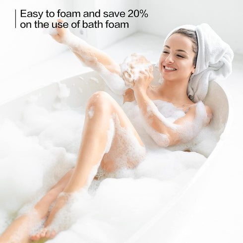 Loofah Bath Sponge Shower Loofahs, 4 Pack Soft Loofa Exfoliating Body Scrubber Mesh Shower Puff Pouf Ball Luffa for Men and Women(50g/pcs)...