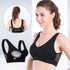 Breathable Cool Liftup Air Bra, Bras for Women, Sports Mesh Cutout Bra, Plus Size Loose Fitting Bra, Suitable for Yoga, Running, Fitness (Black 2X...