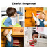 Viaky 8 Pack Brown Cabinet Locks Baby Proofing Child Safety Cabinet Locks Adjustable Straps Baby Proof Latches for Drawers Oven Refrigerator Toile...