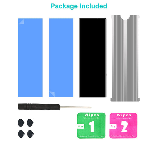 SGTKJSJS M.2 Heatsink Cooler 2280 SSD Double-Sided Heat Sink with Thermal Silicone pad for PS5/PC PCIE NVME M2 SSD (Silver)...