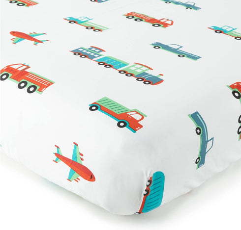 Wildkin Kids 100% Cotton Fitted Crib Sheet for Boys and Girls, Crib Sheets Measures 52 x 28 x 8 Inches, Kids Crib Sheets with Super Soft and Breat...