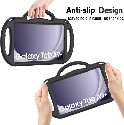 AVAWO Kids Case for Samsung Galaxy Tab A9+/A9 Plus 11 Inch 2023 Case, with Strap, Shockproof Lightweight Handle Stand 2023 Model (SM-X210/X216/X21...
