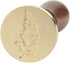 Yoption Brass Head & Rosewood Handle Wax Seal Stamp, Leaf, Pen Form, for Art & Craft Decoration...