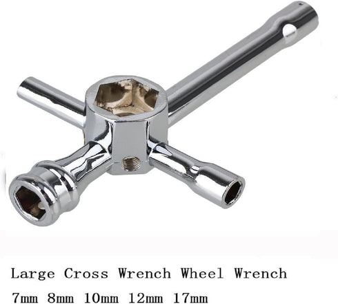 Share Goo Aluminium Cross Wrenches Sleeve 4mm 5mm 5.5mm 7mm 8mm 10mm 12mm 17mm Glow Plug Socket Hex Driver Hexagon Spanner Wheel Repair Tools for ...