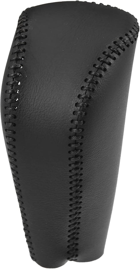 Gear Shift Lever Cover Automotive Interior Gear Shift Knob Trim for Honda Odyssey 2015-2018 Black Stitches...