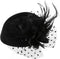 Fascinators Hats 20s 50s Hat Pillbox Hat Tea Hats Kentucky Derby Fascinators Cocktail Tea Party Headwear for Girl and Women...