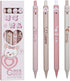4 Pcs Gel Ink Pens Cartoon Retractable Pens Cute Cat Pen 0.5mm Black Ink Writing Pen Office School Supplies for Girls Womem (Dessert Cat)...
