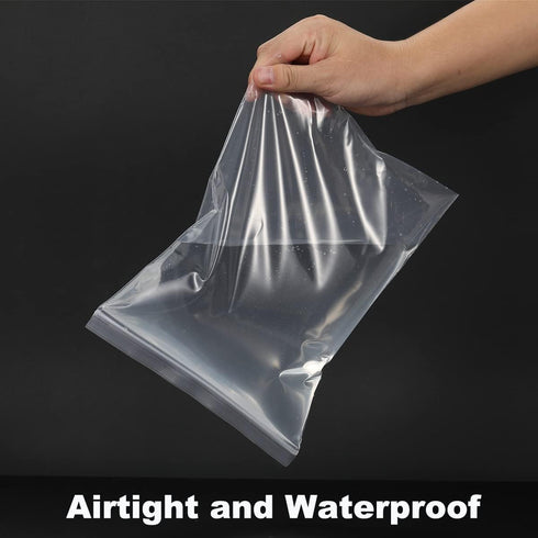 200 PCS 2" x 3" Thick 4 Mil Small Clear Zip Poly Lock Plastic Bags Seal Reclosable Zip Bag Heavy-Duty Jewelry Earrings Necklace Ring Coin Beads Pi...