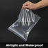 200 PCS 2" x 3" Thick 4 Mil Small Clear Zip Poly Lock Plastic Bags Seal Reclosable Zip Bag Heavy-Duty Jewelry Earrings Necklace Ring Coin Beads Pi...