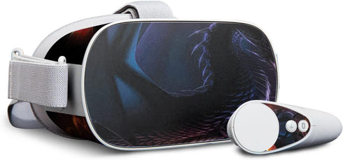 MightySkins Skin Compatible with Oculus Go Mobile VR - Fire Dragon | Protective, Durable, and Unique Vinyl Decal wrap Cover | Easy to Apply, Remov...