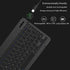 Russian Keyboard, Thin 7 Inch Rechargeable Russian and English Bilingual Bluetooth Keyboard,for Andriod for Win for iOS, and wearresistant...