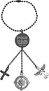 LQRI Guardian Angel Car Charm Guardian Angel Rearview Mirror Gift Wherever You Go May Your Guardian Angel Watch Over You Interior Accessories Car ...